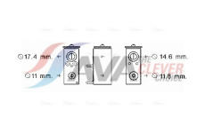 Expanzní ventil, klimatizace AVA Clever Choice PE1376