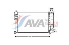 Chladič, chlazení motoru AVA Clever Choice PE2097