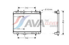 Chladič, chlazení motoru AVA Clever Choice PE2267