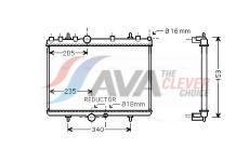 Chladič, chlazení motoru AVA Clever Choice PE2269