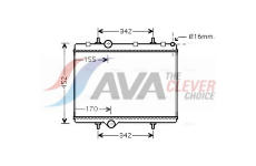 Chladič, chlazení motoru AVA Clever Choice PE2281