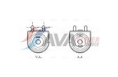 Olejový chladič, motorový olej AVA Clever Choice PE3271