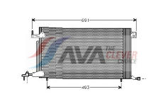 Kondenzátor, klimatizace AVA Clever Choice PE5186