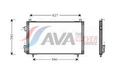 Kondenzátor, klimatizace AVA Clever Choice PE5192