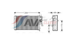 Výměník tepla, vnitřní vytápění AVA Clever Choice PE6100