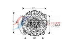 Větrák, chlazení motoru AVA Clever Choice PE7535