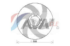 Větrák, chlazení motoru AVA Clever Choice PE7533