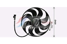 Větrák, chlazení motoru AVA Clever Choice PE7559