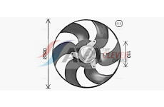 Větrák, chlazení motoru AVA Clever Choice PE7563