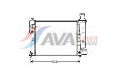 Chladič, chlazení motoru AVA Clever Choice PEA2092