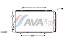 Chladič, chlazení motoru AVA Clever Choice PEA2146