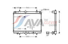 Chladič, chlazení motoru AVA Clever Choice PEA2200