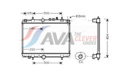 Chladič, chlazení motoru AVA Clever Choice PEA2208