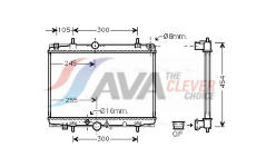 Chladič, chlazení motoru AVA Clever Choice PEA2213