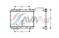 Chladič, chlazení motoru AVA Clever Choice PEA2247