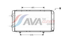 Chladič, chlazení motoru AVA Clever Choice PEA2268