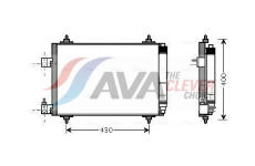 Kondenzátor, klimatizace AVA Clever Choice PEA5286D