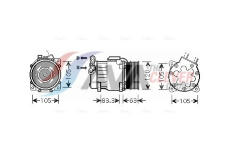 Kompresor, klimatizace AVA Clever Choice PEAK306