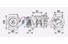Kompresor, klimatizace AVA Clever Choice PEAK407
