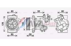 Kompresor, klimatizace AVA Clever Choice PEAK418