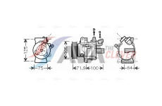 Kompresor, klimatizace AVA Clever Choice PEK317