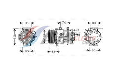 Kompresor, klimatizace AVA Clever Choice PEK322