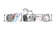 Kompresor, klimatizace AVA Clever Choice PEK326