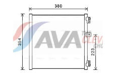 Kondenzátor, klimatizace AVA Clever Choice PR5089