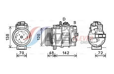 Kompresor, klimatizace AVA Clever Choice PRAK064