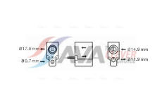 Expanzní ventil, klimatizace AVA Clever Choice RT1333