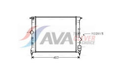 Chladič, chlazení motoru AVA Clever Choice RT2119