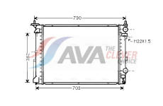 Chladič, chlazení motoru AVA Clever Choice RT2259