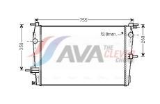 Chladič, chlazení motoru AVA Clever Choice RT2458