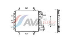 Kondenzátor, klimatizace AVA Clever Choice RT5210