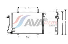 Kondenzátor, klimatizace AVA Clever Choice RT5221
