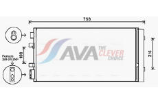 Kondenzátor, klimatizace AVA Clever Choice RTA5483D