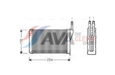 Výměník tepla, vnitřní vytápění AVA Clever Choice RT6087