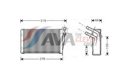 Výměník tepla, vnitřní vytápění AVA Clever Choice RT6228