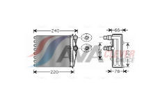 Výměník tepla, vnitřní vytápění AVA Clever Choice RT6380