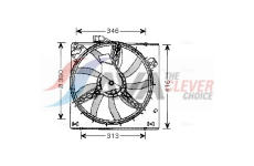 Větrák, chlazení motoru AVA Clever Choice RT7526