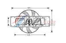 Větrák, chlazení motoru AVA Clever Choice RT7527