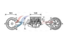 vnitřní ventilátor AVA Clever Choice RT8512