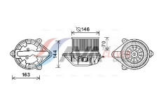 vnitřní ventilátor AVA Clever Choice RT8577