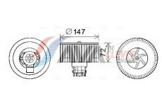 vnitřní ventilátor AVA Clever Choice RT8598