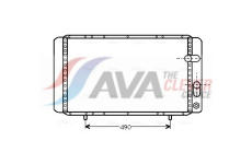 Chladič, chlazení motoru AVA Clever Choice RTA2202