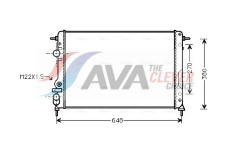 Chladič, chlazení motoru AVA Clever Choice RTA2241