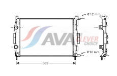 Chladič, chlazení motoru AVA Clever Choice RTA2308