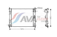 Chladič, chlazení motoru AVA Clever Choice RTA2375