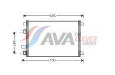 Kondenzátor, klimatizace AVA Clever Choice RTA5305