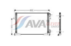 Kondenzátor, klimatizace AVA Clever Choice RTA5339